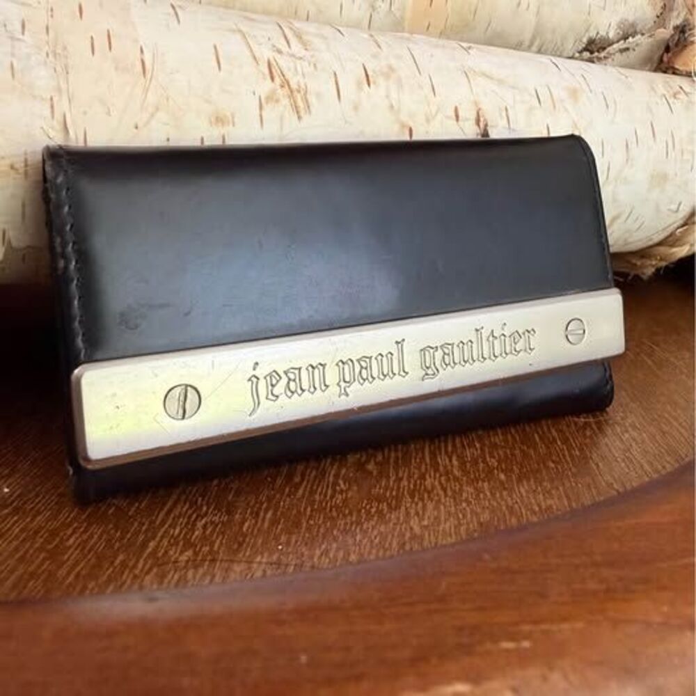 Vintage Jean Paul Gaultier metal plate key case